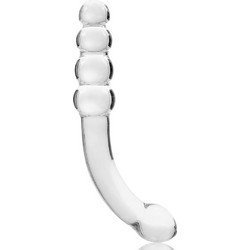 Ibiza Nebula Series 14 Borosilicante Πρωκτικό Dildo 18.5cm Διαφανές D-235949