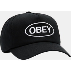 Obey Oval 5 Ανδρικό Καπέλο Jockey Υφασμάτινο Μαύρο 100490137-BLK