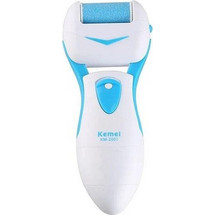 Kemei KM-2502 Ηλεκτρική Λίμα Ποδιών για Φτέρνες & Κάλους Μπλε