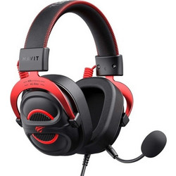 Havit H2002E Gaming Headset Over Ear Black Red