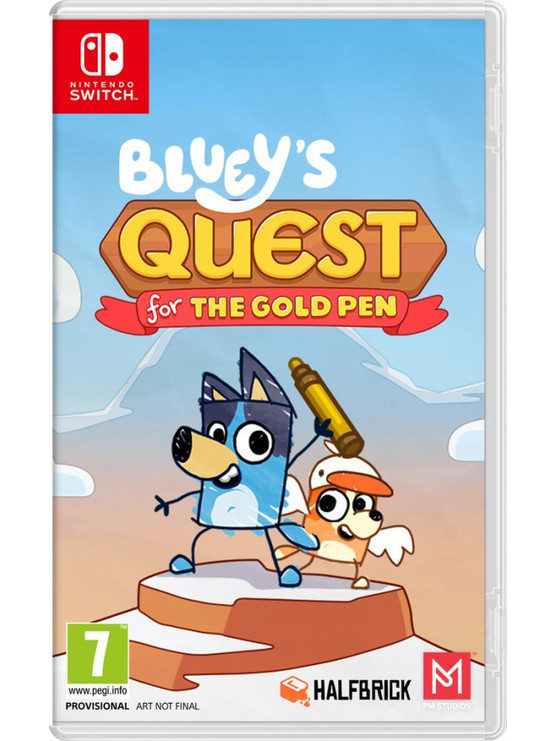 Bluey's Quest For The Gold Pen Nintendo Switch