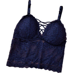 Potre Bralette με Ελαφριά Ενίσχυση χωρίς Μπανέλα Navy Μπλε 8363