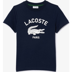 Lacoste Παιδικό T-Shirt Κοντομάνικο Navy Μπλε TJ3003-166