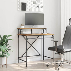 vidaXL Γραφείο Υπολογιστή Ξύλινο 80x50x90cm 881279