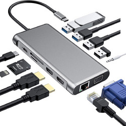 ATC 06.005.0075 USB-C Docking Station με HDMI PD Ethernet
