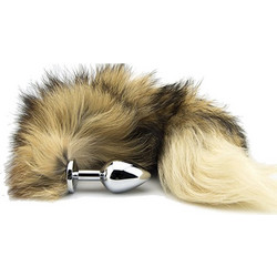 Loving Joy Red Fox Πρωκτική Σφήνα Tail Plug 7.5cm Καφέ