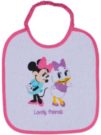 Prenatal Minnie & Daisy Σαλιάρα Λευκή Ροζ
