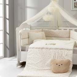 Abo Bear Σετ Κούνιας Beige 9τμχ