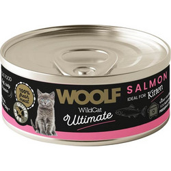 Woolf Wildcat Ultimate Kitten Gluten Free Pate with Salmon 85gr