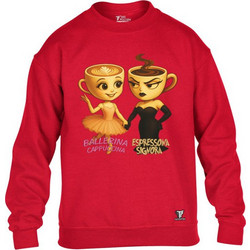 Takeposition Ballerina Cappuccina & Espressona Signora Παιδικό Φούτερ Κόκκινο 810-1425