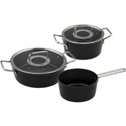 Fissler Adamant Set Σετ Κατσαρόλες από Ανοξείδωτο Ατσάλι 3τμχ 156-115-03-0000