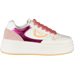 Blauer Γυναικεία Sneakers Flatforms Λευκά Ροζ S5EMERY03-FUX