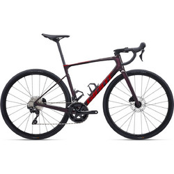 Giant Defy Advanced 2 Ποδήλατο Δρόμου 28" με 12 Ταχύτητες και Δισκόφρενα Μπορντό Κόκκινο