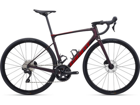 Giant Defy Advanced 2 Ποδήλατο Δρόμου 28" με 12 Ταχύτητες και Δισκόφρενα Μπορντό Κόκκινο