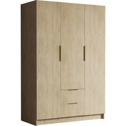 PoliHome Τρίφυλλη Ντουλάπα Ρούχων Calwi I 150x60x216cm 163048889