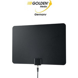 Golden Media GM-T2ANT-02 Εσωτερική Κεραία Τηλεόρασης 26dB με Ενισχυτή UHF / VHF
