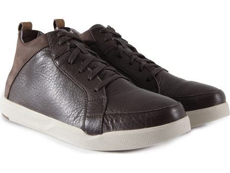 Hush Puppies Lively Genius Ανδρικά Μποτάκια Δερμάτινα Καφέ HM01707-201