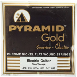 Pyramid Gold True Vintage Σετ 6 Χορδές Ηλεκτρικής Κιθάρας Chrome 13-56"
