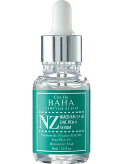 Cos De Baha Niacinamide 20% Zinc 4% Serum Προσώπου για Σύσφιξη με Νιασιναμίδη 30ml