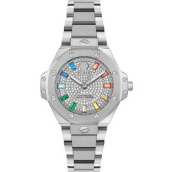 Philipp Plein Royal Prestige Γυναικείο Ρολόι με Ασημί Μεταλλικό Μπρασελέ PW4FA0425