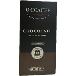 O'Ccaffe Κάψουλες Espresso Chocolate Συμβατές με Μηχανή Nespresso 10τμχ