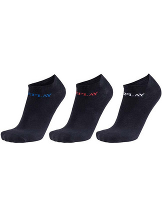 Replay Ανδρικές Κάλτσες Σοσόνια Navy Μπλε 3Pack TU628.000.C100628-N161