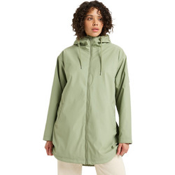 Roxy Rain Road Γυναικείο Μπουφάν Χειμωνιάτικο Softshell Μακρύ Αδιάβροχο Πράσινο Mint ERJJK03671-GLD0