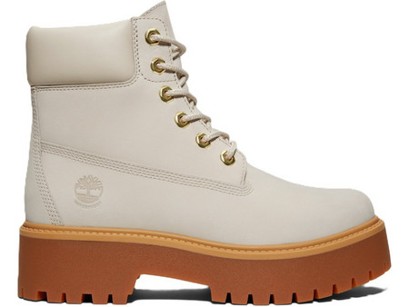 Timberland Stone Street 6 inch Ανδρικά Αρβυλάκια Δερμάτινα Λευκά Αδιάβροχα TB0A6AWZF48
