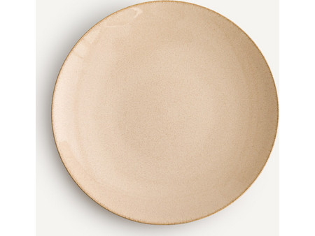 LA Redoute Benn Πιάτα Ρηχά Κεραμικά 27.9cm 4τμχ Μπεζ