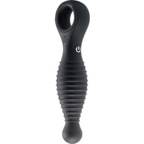 Zenn Racer Πρωκτική Σφήνα Ασύρματη με Δόνηση 16.5cm Μαύρη