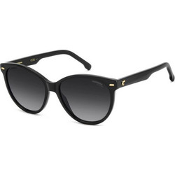 Carrera CA3084/S 807/9O Γυναικεία Γυαλιά Ηλίου Οβάλ Κοκάλινα Μαύρα με Μαύρο Φακό
