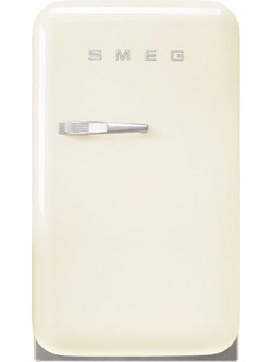 Smeg 50's Style FAB5RCR6 Retro Ψυγείο Συντήρηση 34lt Υ72.5xΠ40.4xΒ50cm Μπεζ