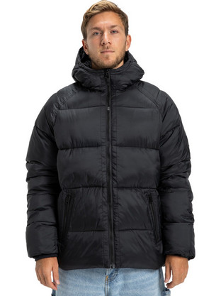 DC Ανδρικό Μπουφάν Χειμωνιάτικο Puffer Μαύρο ADYJK03194-KVJ0