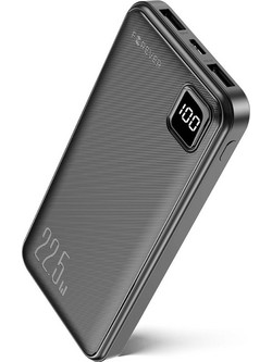 Forever TB-300M Power Bank 10000mAh 22.5W με 2 Θύρες USB-A & Θύρα USB-C Quick Charge 3.0 & Power Delivery Black