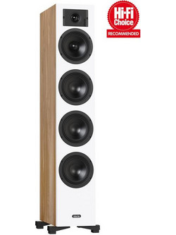 Indiana Line Diva 6 Ζεύγος Ηχείων Hi-Fi Δαπέδου 160W 3 Δρόμων Brown White