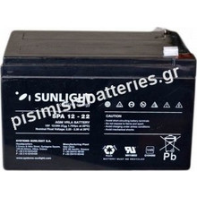 Sunlight SPA12-22 Μπαταρία VRLA 12V 22Ah