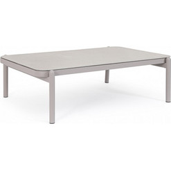 Kare Design Florencia Ορθογώνιο Τραπέζι Κήπου Αλουμινίου Γκρι 120x75x36cm 0663479