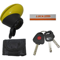 Kinguard 8011 Κλειδαριά Δισκόφρενου Μηχανής 5.5mm Κίτρινη