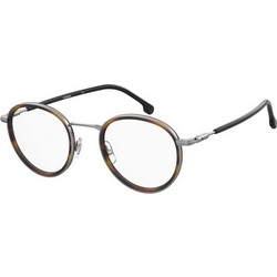 Carrera CA242G 6LB Ανδρικός Σκελετός Γυαλιών Οράσεως Μεταλλικός Ασημί Ταρταρούγα