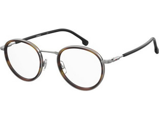 Carrera CA242G 6LB Ανδρικός Σκελετός Γυαλιών Οράσεως Μεταλλικός Ασημί Ταρταρούγα