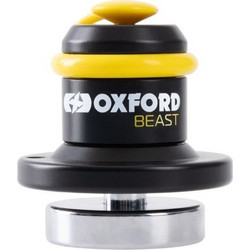 Oxford Beast Κλειδαριά Δισκόφρενου Μηχανής Μαύρη Κίτρινη