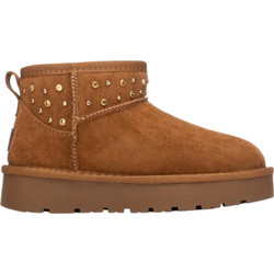 Xti Γυναικεία Μποτάκια Suede Ταμπά με Γούνα 151392