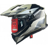 Pilot Helmets Atacama SV Block Green Grey Κράνος Μηχανής On / Off 1550gr