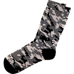 Dimisocks Do You Dare Camo Ανδρικές Κάλτσες Ψηλές Μαύρες 60067