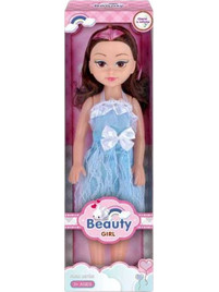 Tradesor Beauty Girl Κούκλα με Γαλάζιο Φόρεμα με Ήχο RX699A-318
