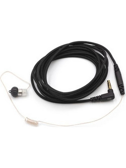 Bubblebee Industries The Sidekick 3 BC Mono Curly L Transparent Ακουστικό Ψείρα In-Ear Μαύρο