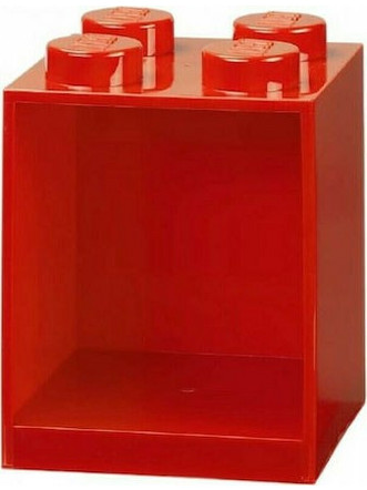 Lego 4-Stud Brick Shelf Red 41141730