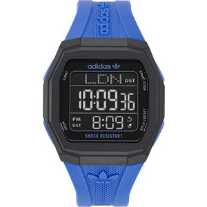 Adidas Originals Tech One GMT Ψηφιακό Ανδρικό Ρολόι Χρονογράφος με Μπλε Καουτσούκ Λουράκι AOST24565 Adidas Originals Tech One GMT Ψηφιακό Ανδρικό Ρολόι Χρονογράφος με Μπλε Καουτσούκ Λουράκι AOST24565