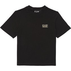 EA7 Παιδικό T-Shirt Κοντομάνικο Μαύρο 7B000093-AF10373-UC001