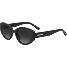 Love Moschino MOL105/S 807/9O Γυναικεία Γυαλιά Ηλίου Cat Eye Κοκάλινα Μαύρα με Μαύρο Φακό